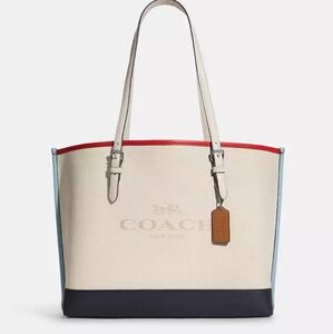 Coach Mollie Tote Bag in Colorblock